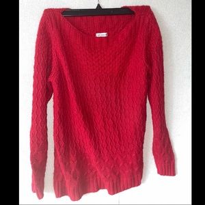 Red sweater